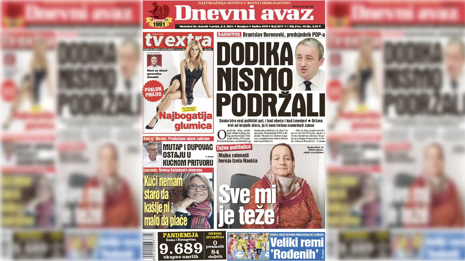 Dodika nismo podržali