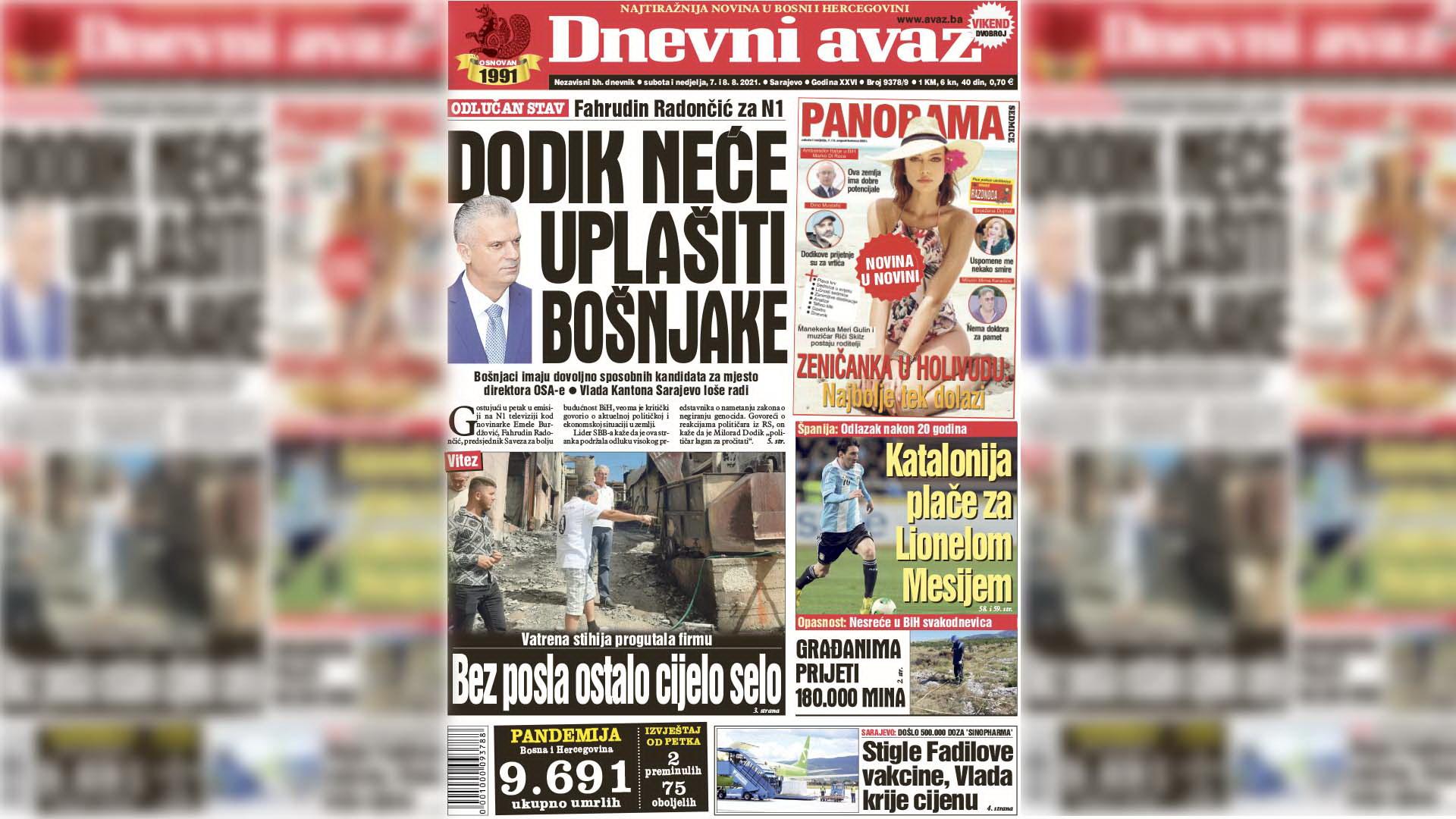 Dodik neće uplašiti Bošnjake