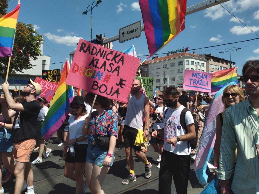 Učesnici na Trgu BiH - Avaz