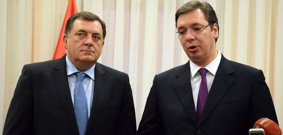 Milorad Dodik i Aleksandar Vučić - Avaz