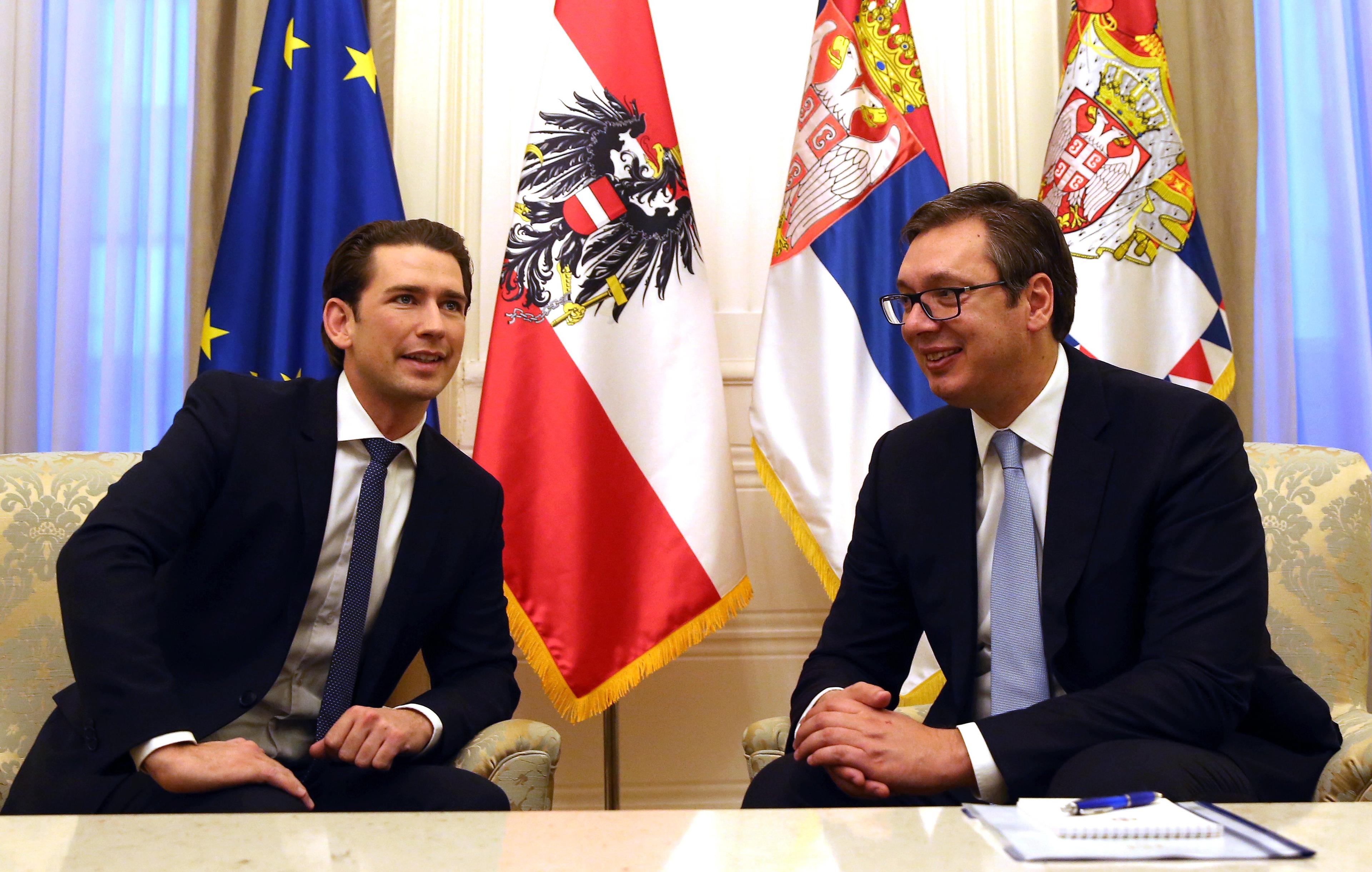 Kurz danas u Beogradu sa Vučićem