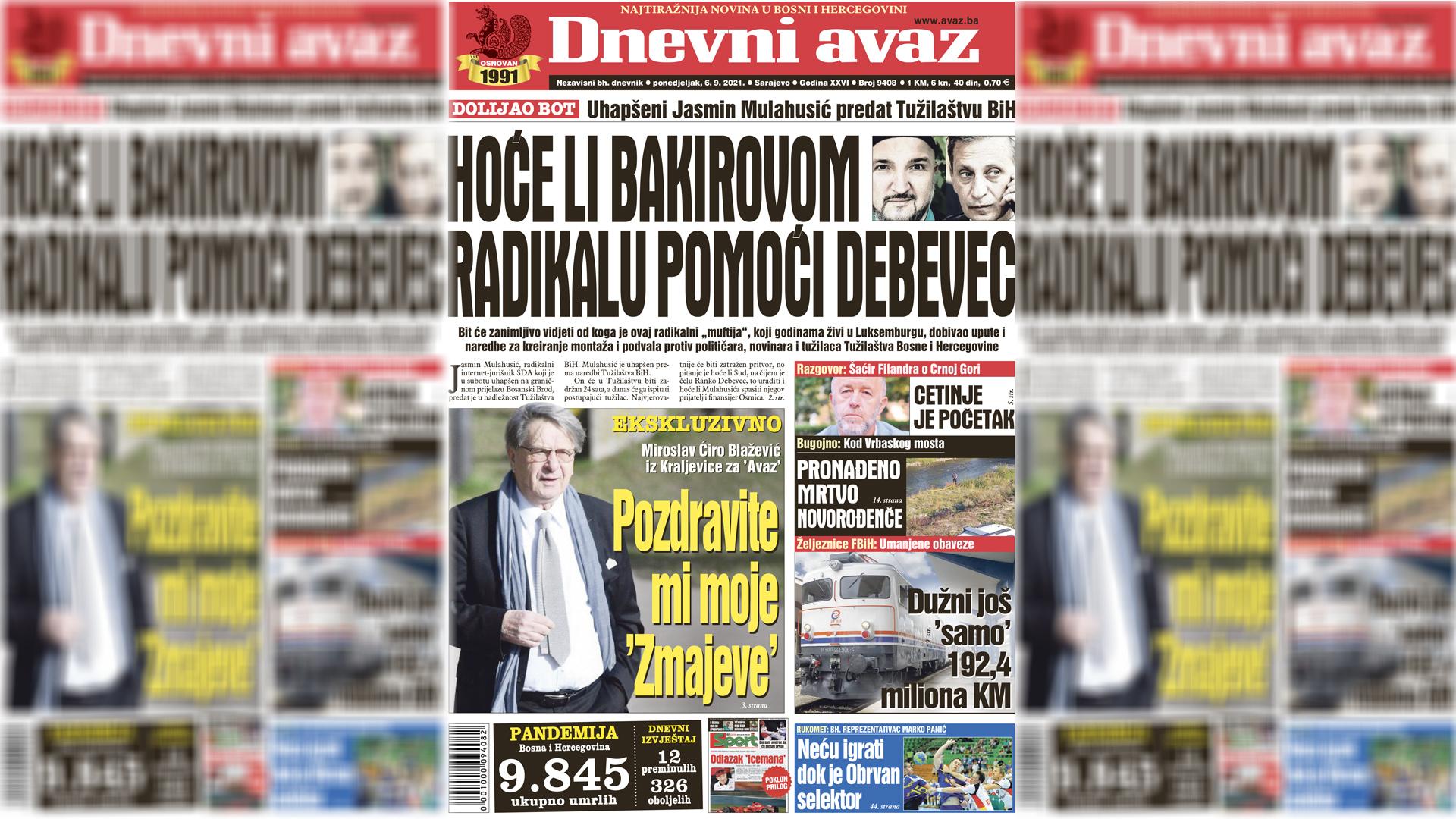 Hoće li Bakirovom radikalu pomoći Debevec