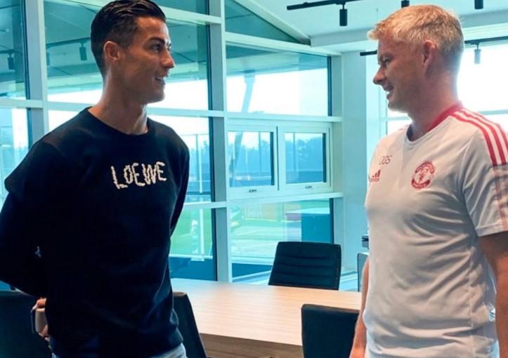 Kristijano Ronaldo odradio prvi trening s Junajtedom