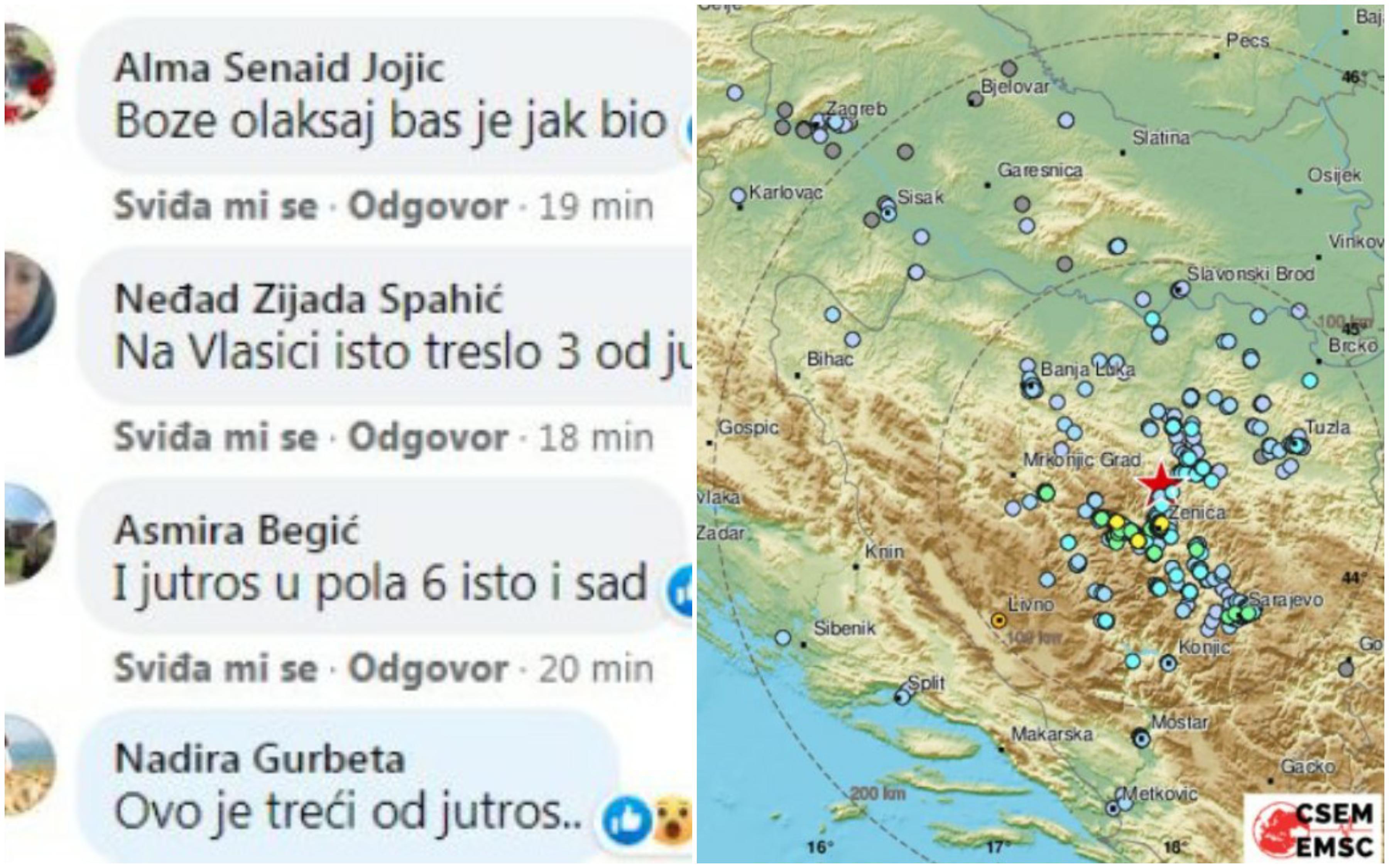 Građani u panici zbog zemljotresa - Avaz