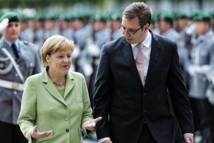 Angela Merkel i Aleksandar Vučić - Avaz