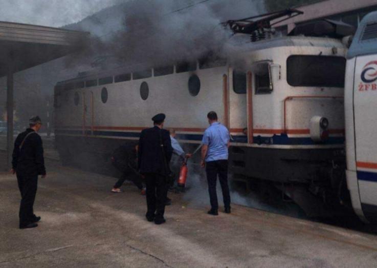 U pitanju je talgo voz koji se saobraća na relaciji Čapljina - Sarajevo - Avaz