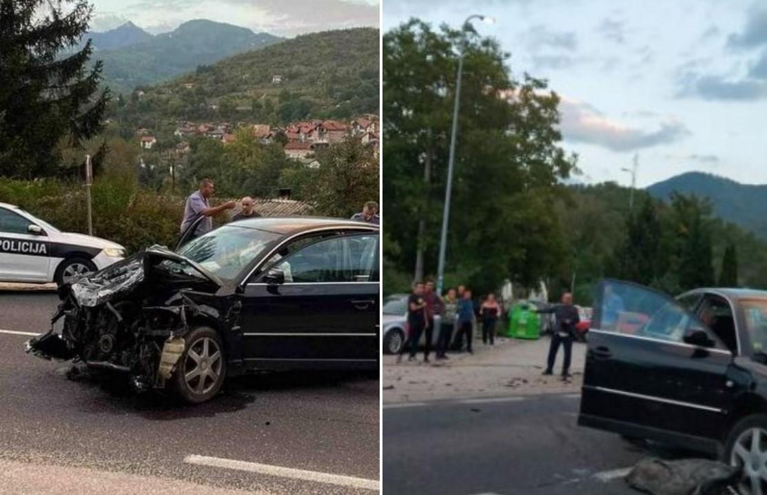 Teška nesreća: Osam osoba povrijeđeno u sudaru u Konjicu