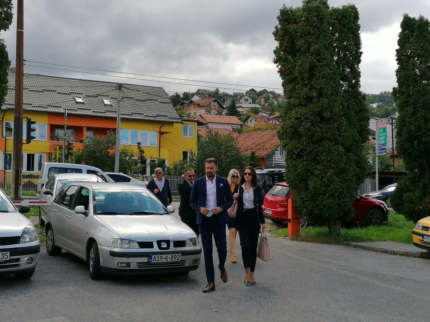 Arrival of the accused in the "Ventilators" affair at the Court of B&H - Avaz