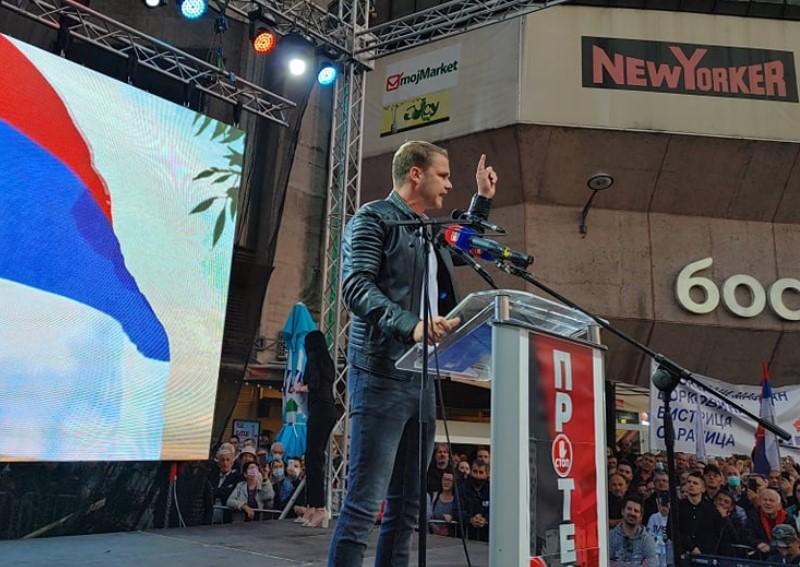 Draško Stanivuković nakon protesta za "Avaz“: „Crvena banda“ ima 15 dana da ispuni naše zahtjeve