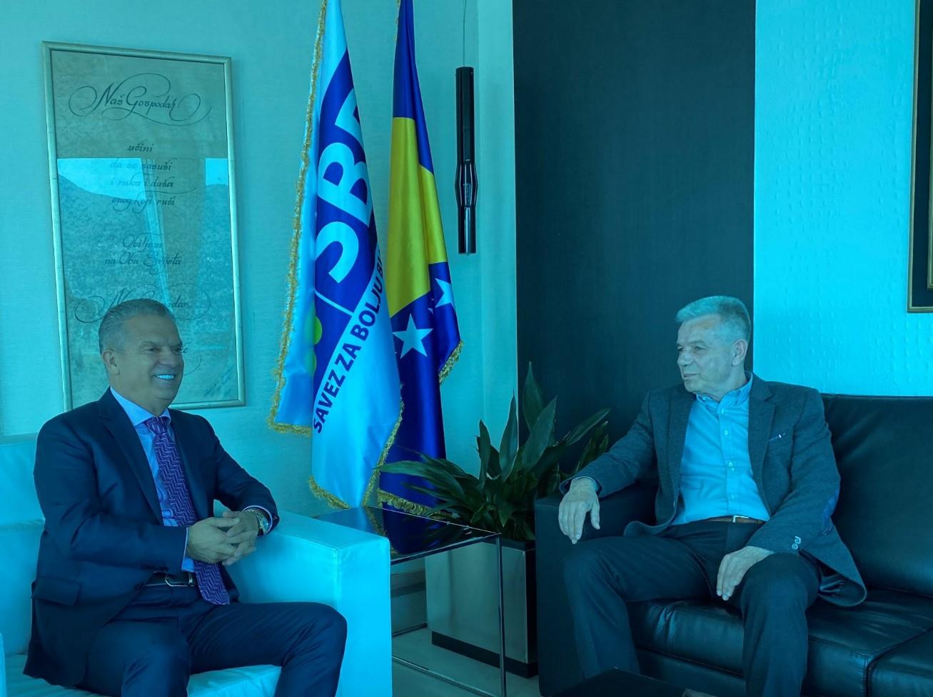 Radončić talked with Kukić about changes to the Election Law and the joint opposition candidate for a member of the B&H Presidency