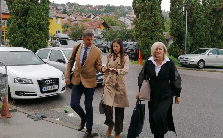 Novalić's arrival at today's hearing - Avaz