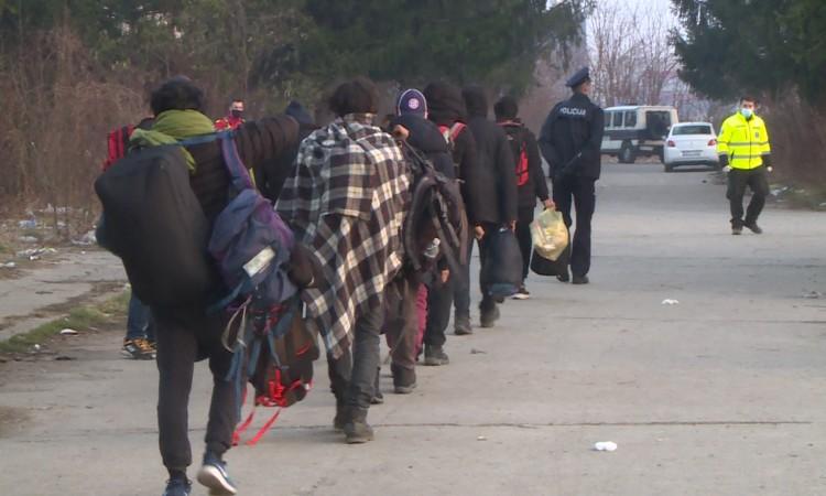 Several hundred migrants are still in makeshift camps in USC