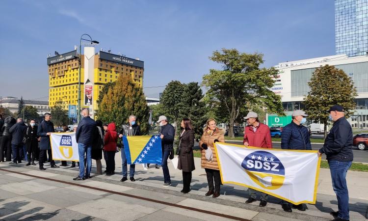 Sa protesta u Sarajevu - Avaz