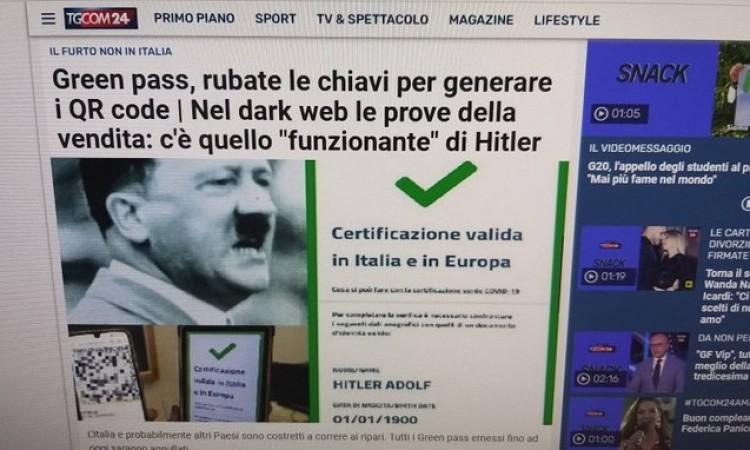 Adolf Hitler dobio svoj QR kod za Covid certifikat