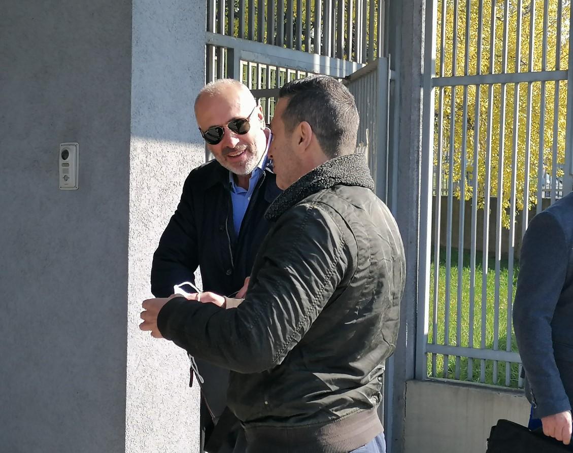 Davor Dragičević and lawyer Ifet Feraget - Avaz