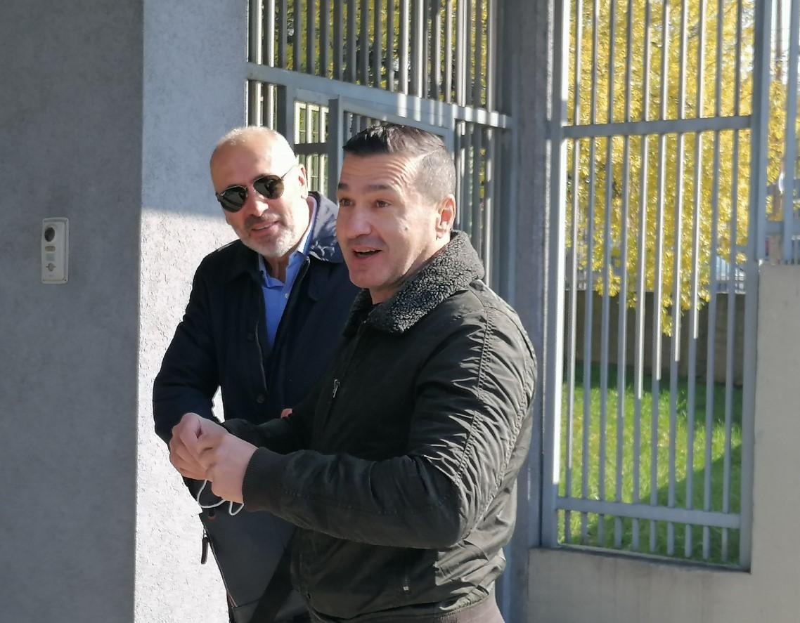 Davor Dragičević with lawyer Ifet Feraget - Avaz