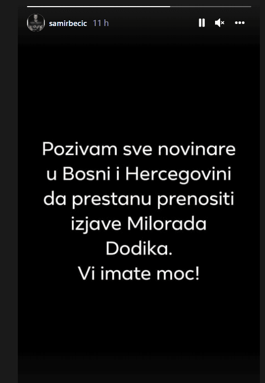 Moć je u rukama medija, siguran je Bečić - Avaz