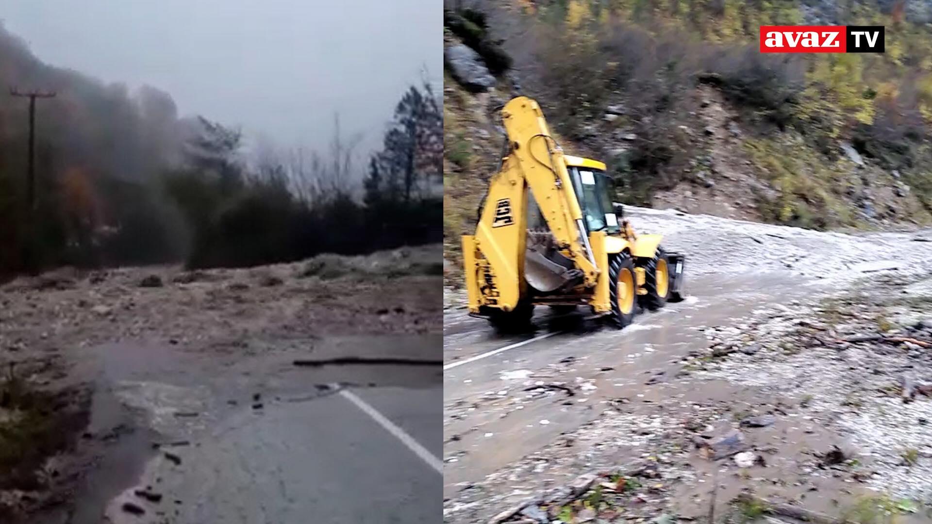 Jučerašnji odron na na magistralnom putu Jablanica-Blidinje - Avaz