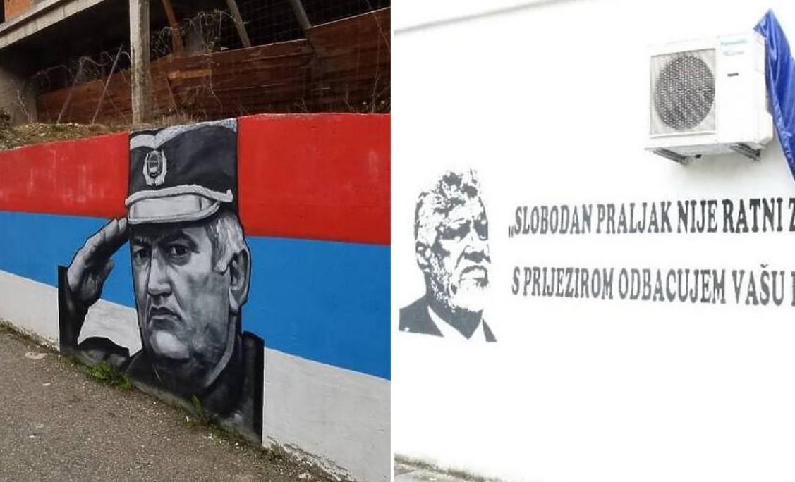 Opštine još ne uklanjaju murale ratnim zločincima u BiH