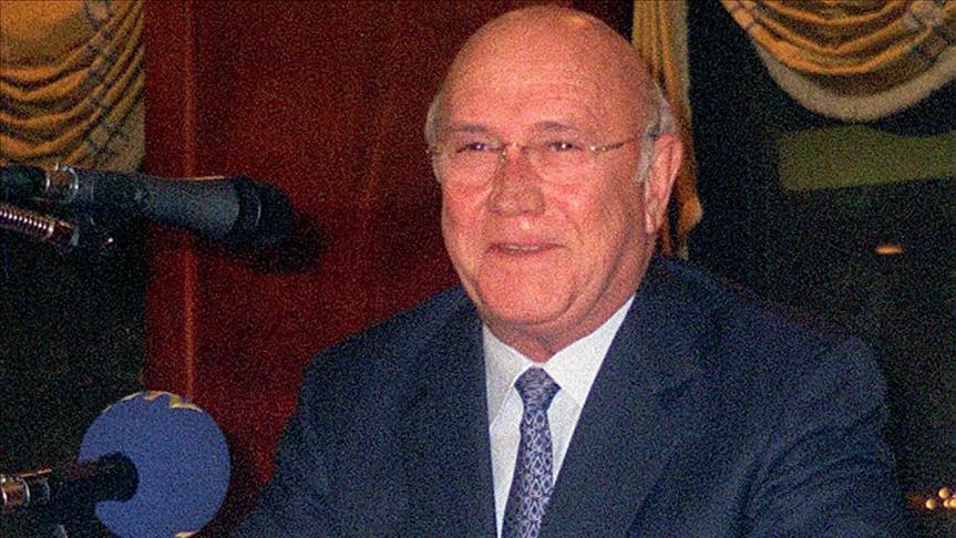 South Africa announces 5 days of mourning for former President De klerk