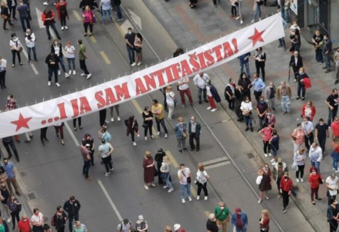 SABNOR poziva na brisanje grafita s porukama mržnje, netolerancije i fašizma