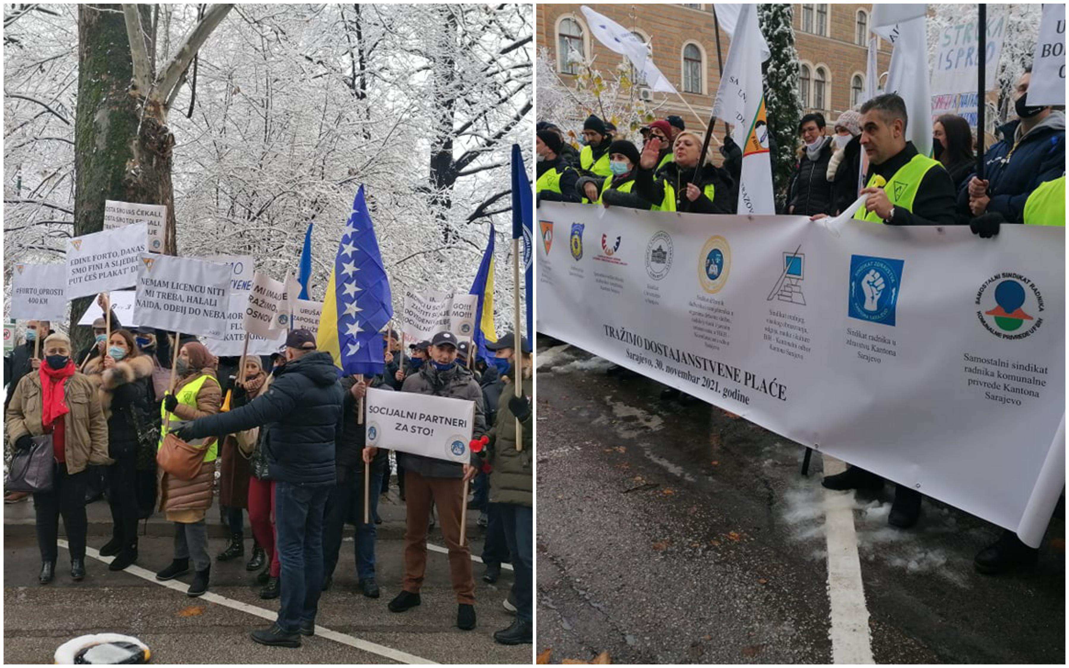 "Avaz" na licu mjesta: Pozivamo Vladu KS da radnicima u KS vrate dostojanstvo