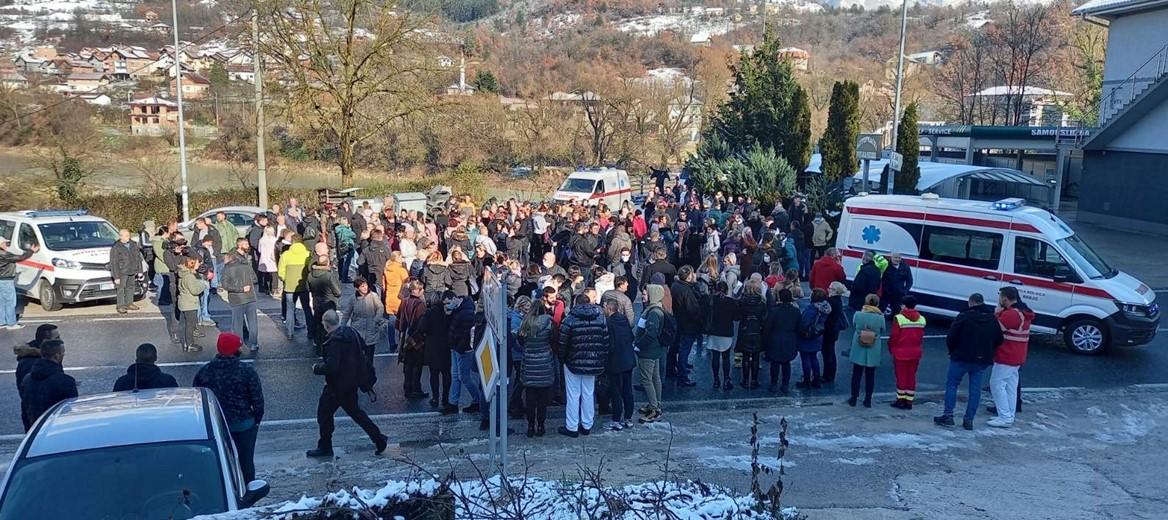 Protestna šetnja u Konjicu - Avaz