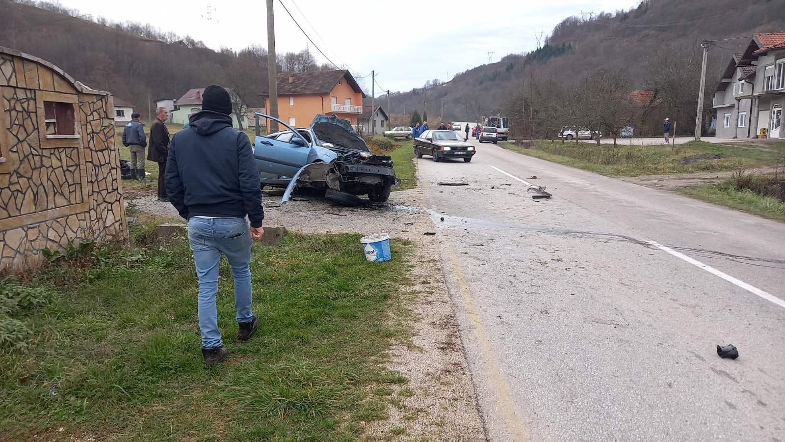 Dvije osobe povrijeđene u Konjević Polju, saobraćaj se odvija otežano