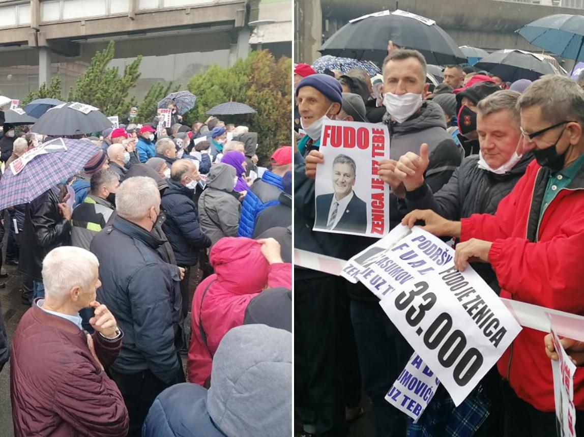 Završen skup podrške gradonačelniku Kasumoviću: "Fudo, Zenica je uz tebe"