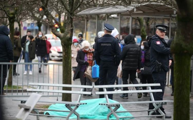 Osoba koja se jučer srušila na Trgu Krajine umrla prirodnom smrću