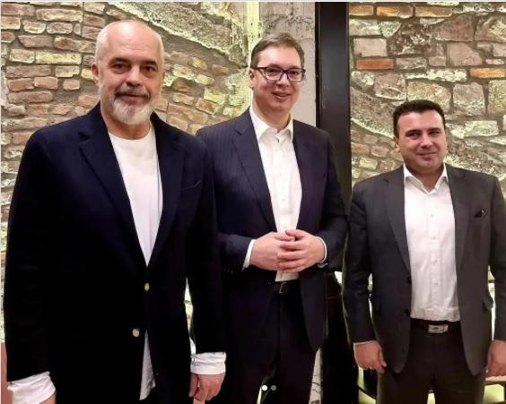 Zaev, Vučić i Rama - Avaz