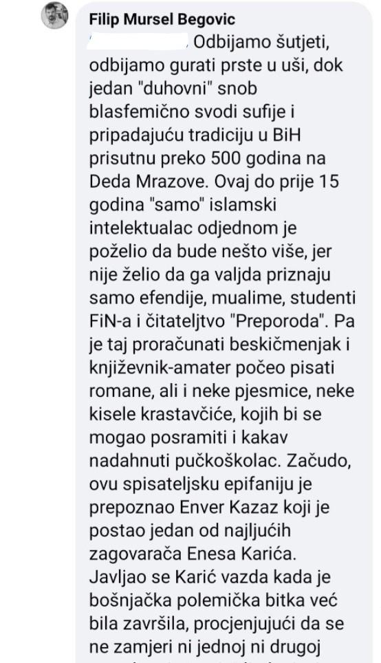 Komentar Begovića - Avaz