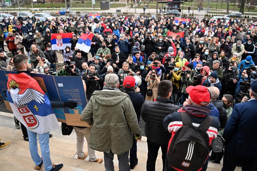 U Beogradu završen protest za Novaka Đokovića