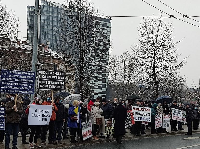 Protesti ispred OHR-a - Avaz