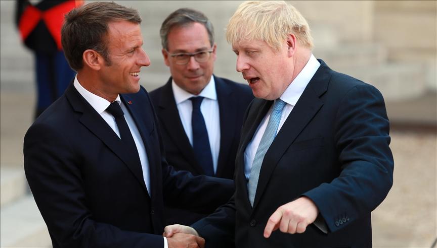 Emmanuel Macron and Boris Johnson - Avaz