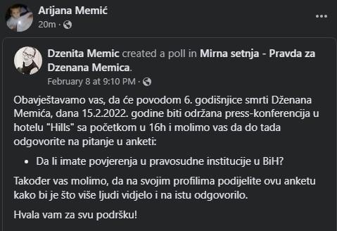 Arijana najavila i press-konferenciju - Avaz