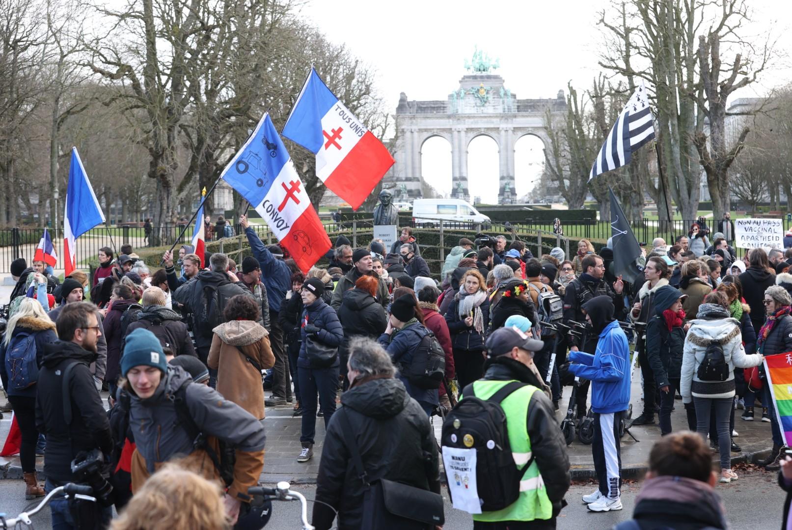 Sa današnjih protesta u Belgiji - Avaz