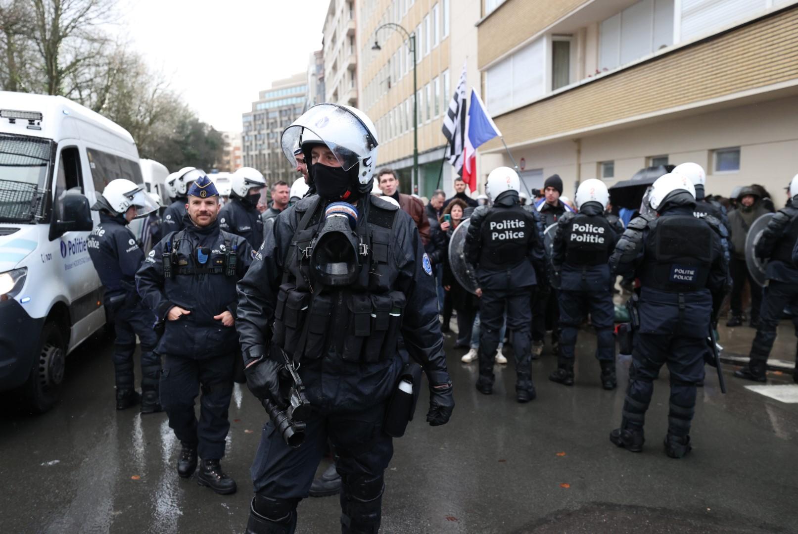 Sa današnjih protesta u Belgiji - Avaz