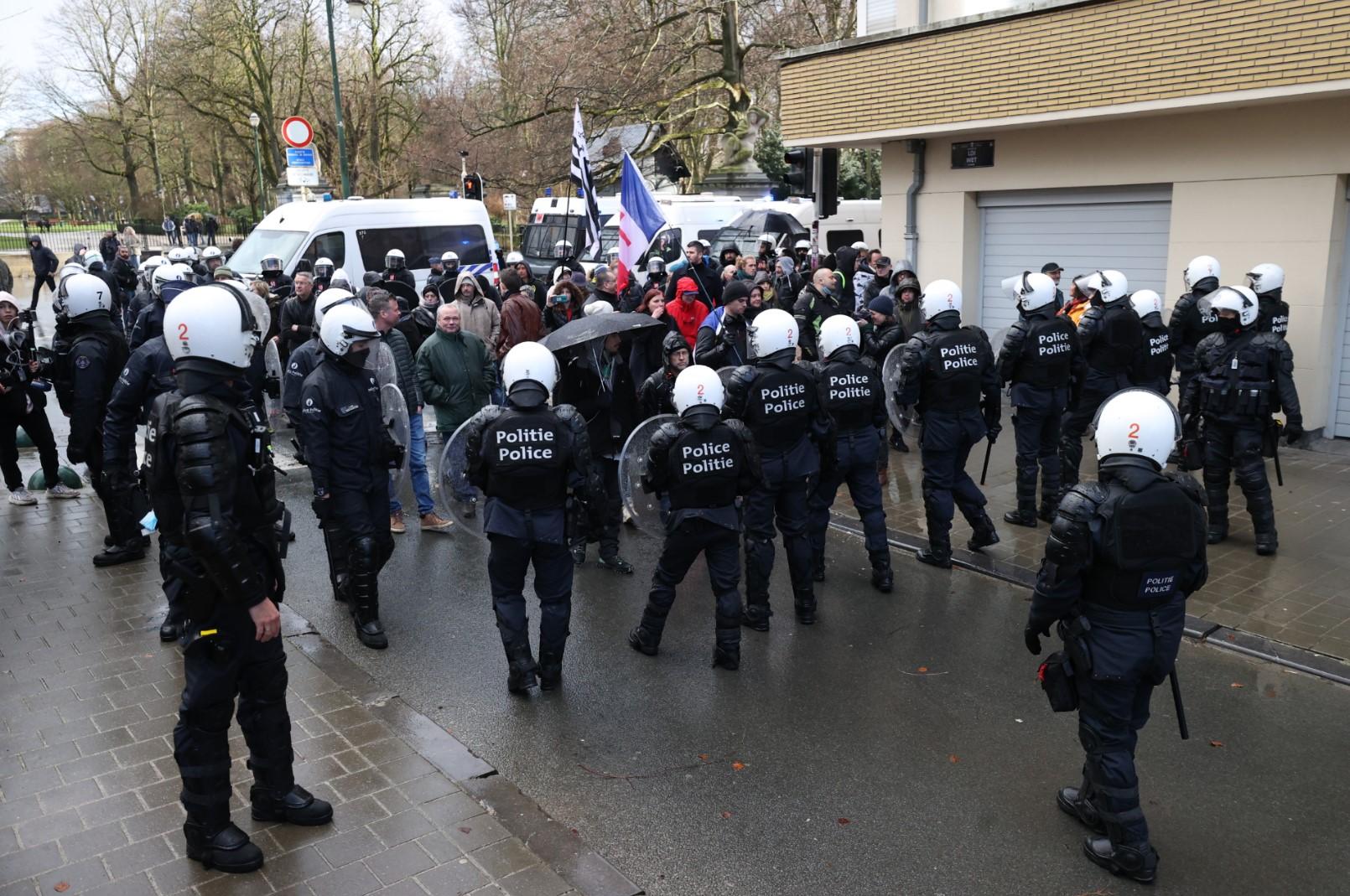 Sa današnjih protesta u Belgiji - Avaz