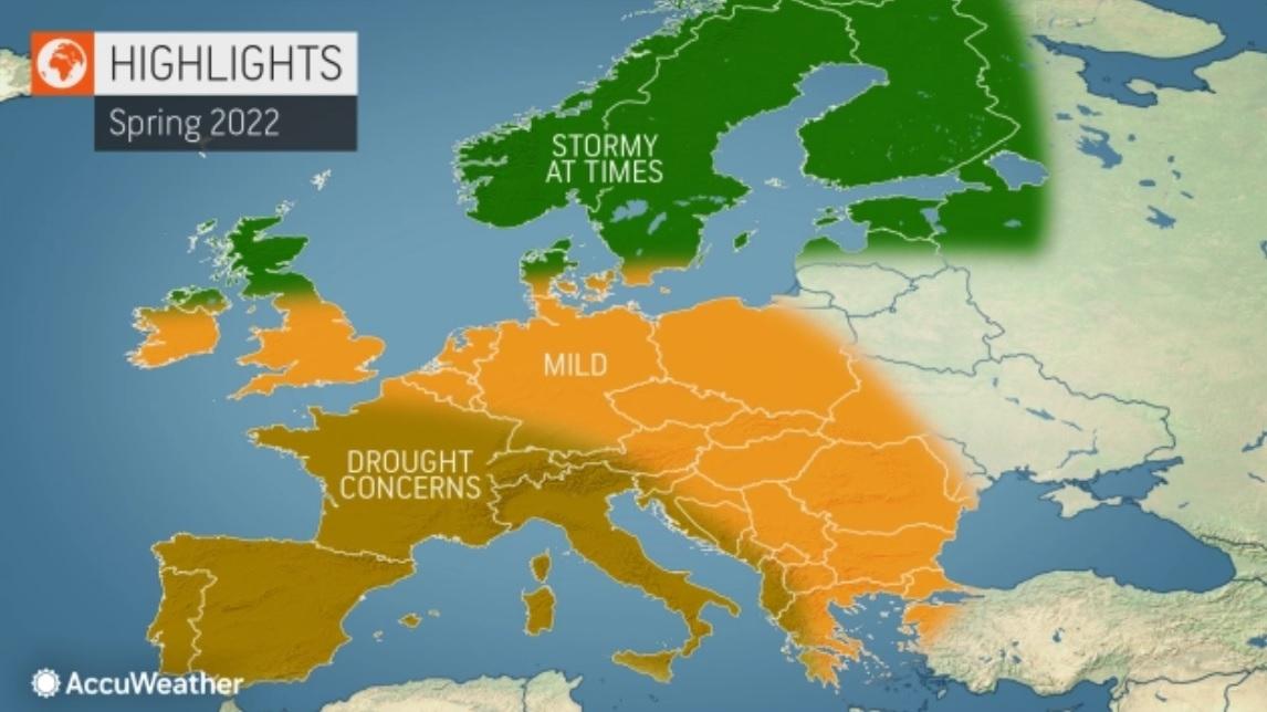 AccuWeather objavio prognozu za proljeće za Evropu - Avaz