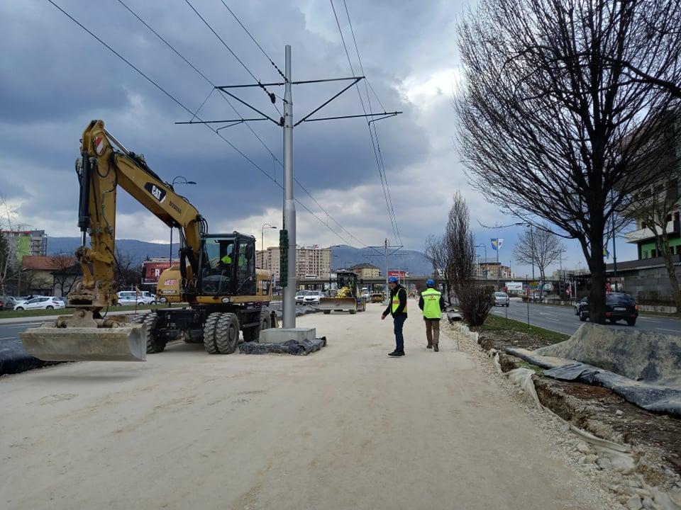 Izgradnja pruge na Stupu - Avaz