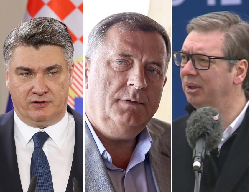 Milanović, Dodik, Vučić - Avaz