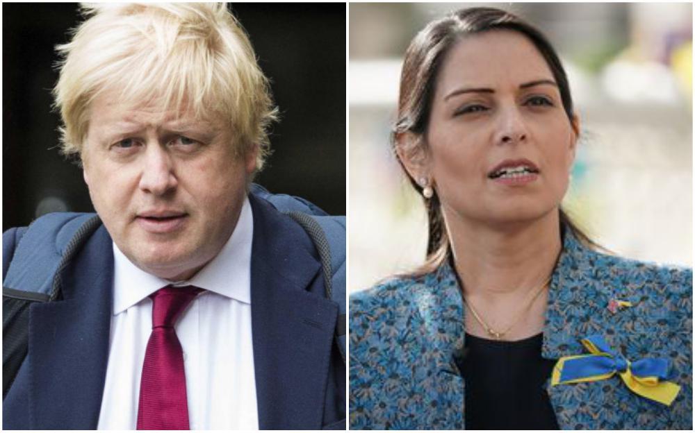 Boris Džonson i Priti Patel - Avaz