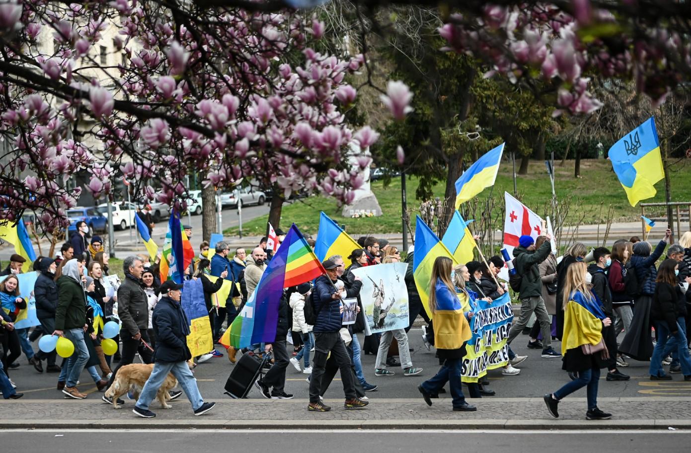 Protesti protiv rata u Ukrajini održani širom Evrope: "Putine, idi kući"