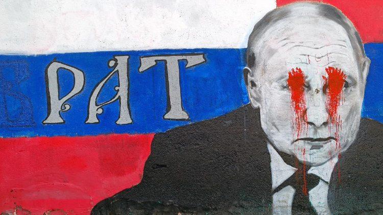 Mural Vladimira Putina u Beogradu - Avaz