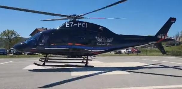 Helikopterski servis RS transportirao povrijeđenog radnika u Beograd