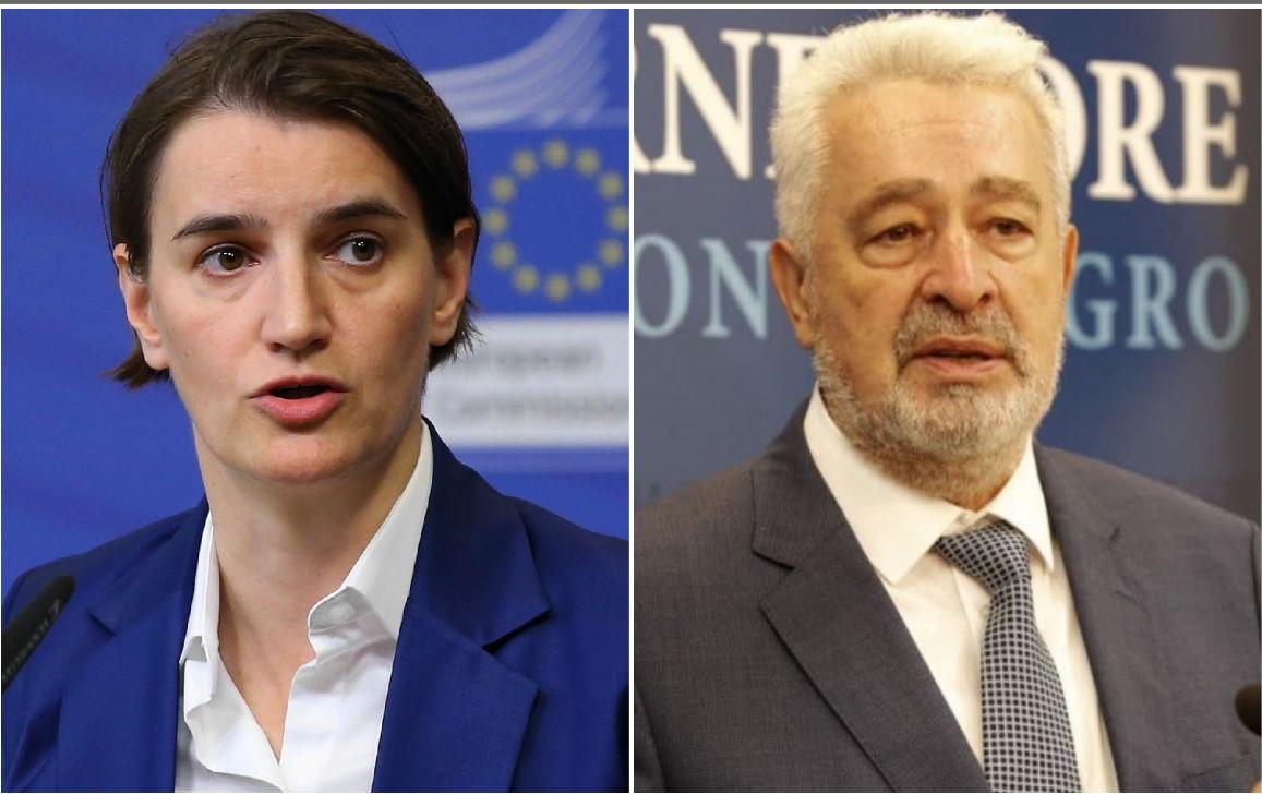 Ana Brnabić, Zdravko Krivokapić - Avaz