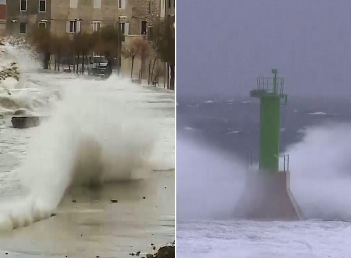 Zbog jakog vjetra obustava saobraćaja u dijelovima Hrvatske