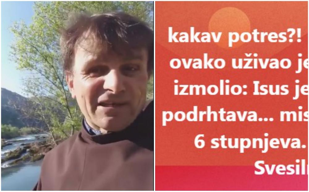 Fra Radoš: Poznat po svojim izjavama - Avaz