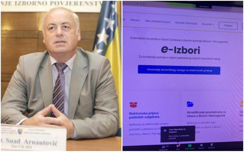 CIK BiH održao online edukaciju o načinu elektronskog podnošenja prijava za glasanje izvan BiH